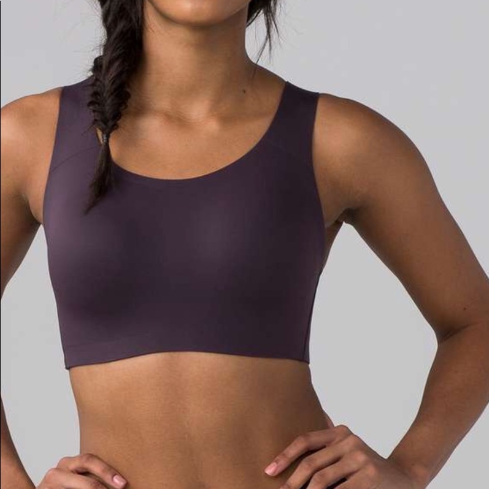 NWT BLACK CURRANT LULULEMON ENLITE BRA 34A 36A - Picture 4 of 6